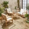 Salon De Jardin Bambou 4 Places 1 Salon De Jardin Bambou 4 Places -ME Soldes bamb3101nat 83b37c69e060b4711cf9044e906bd7cb