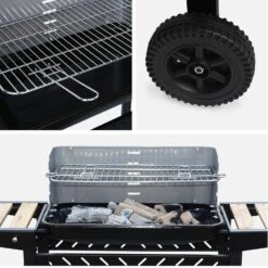 Barbecue Charbon + Cheminée D’allumage 11 Barbecue Charbon + Cheminée D’allumage -ME Soldes bbq80817str 7f0885bb76f23520640f66061e686ef8
