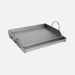 Plancha Universelle Pour Barbecue, 40cm -ME Soldes bbqcp40ss 2215c35a9a1d91367875cd82a8c65542
