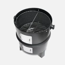 Barbecue Fumoir Charbon De Bois Ø38cm -ME Soldes bbqsmk80bk 56d2eb592c5e074bf1178ac3cbf1ed93