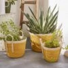 Lot De 3 Paniers Cache Pots Couleur : Jaune -ME Soldes bfpx3yel a9c3f2ce16bd76d20121bf7ee50e7967