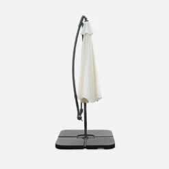 Parasol Déporté Rond Ø300cm Couleur : Ecru -ME Soldes bu300ecru 997471eba80808ea399a48327220b332