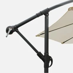 Parasol Déporté Rond Ø300cm Couleur : Ecru -ME Soldes bu300ecru f252327ac704331cbb356e334702958e