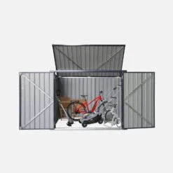 Cache Poubelle 1,75m² En Acier Galvanisé -ME Soldes cpm2at 39fd14b0b2772272d23932ee24c68792