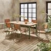 Table De Jardin Bois Et Aluminium 190cm, 6 Chaises Empilables -ME Soldes ec190r6aseggy 70c5d8db664885e2aed5d1e51c0a0ae0