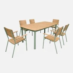 Table De Jardin Bois Et Métal 6 Places 11 Table De Jardin Bois Et Métal 6 Places -ME Soldes ec190r6seggy 742577b5f925b999f0f9011017576e9f