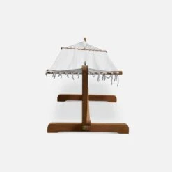 Hamac Sur Pieds En Bois, Toile En Coton Couleur : Blanc -ME Soldes echammocknat 6142eb664773021e9b5db2dc88939ddb