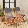 Chaise De Jardin Pliable Bois (lot De 2) Couleur : Anthracite / Anthracite -ME Soldes ectxchratx2 bfb7a45109b4ded4d70ee8cfe21665a6