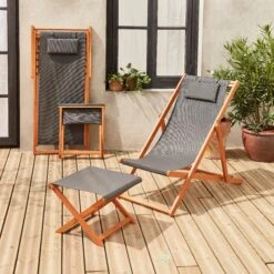Bain De Soleil Et Repose-pieds Bois Eucalyptus Multi Positions (lot De 2) 11 Bain De Soleil Et Repose-pieds Bois Eucalyptus Multi Positions (lot De 2) -ME Soldes ectxdeckfratx2 4e719780ebc7a51e2fa3f83b0260f489