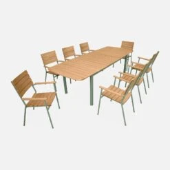 Table De Jardin Extensible Bois Et Métal 6 à 8 Places 12 Table De Jardin Extensible Bois Et Métal 6 à 8 Places -ME Soldes ecxtp190seggy 5fd43cc52a8e777e67e4f737d88cfa1c
