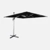 Parasol Déporté Carrée 3x3m Couleur : Noir -ME Soldes hdu3x3bk f73b2726397bddc74a64e0254f3076de