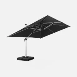 Parasol Déporté Rectangulaire 3x4m Couleur : Anthracite -ME Soldes hdu3x4dkgy a2c56c15ee06e8a3a0ea3c93e1d3965e