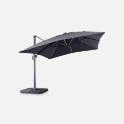 Parasol LED Déporté Rectangulaire 3x4m Couleur : Gris 11 Parasol LED Déporté Rectangulaire 3x4m Couleur : Gris -ME Soldes hu3x4ledgy 9beb5eb762b01d947b7b61af7aa4a3ee