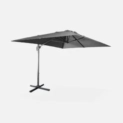 Parasol Déporté Rectangulaire 3x4m Couleur : Gris 13 Parasol Déporté Rectangulaire 3x4m Couleur : Gris -ME Soldes hukd3x4gy b511e72d919ac8d5ceac371d6f5367df