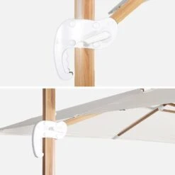 Parasol Déporté Rectangulaire 3x4m, Mât Effet Bois Couleur : Ecru 17 Parasol Déporté Rectangulaire 3x4m, Mât Effet Bois Couleur : Ecru -ME Soldes hukd3x4wdecru 758b2bc0227ecaa4c53d5475c5aea042