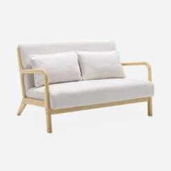 Banquette Scandinave 2 Places En Bois Et Tissu Bouclette -ME Soldes iacsca2boucl e6622df49b09350d70ac546c39124e51
