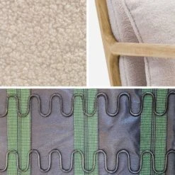 Fauteuil Scandinave En Bois Et Tissu Bouclette -ME Soldes iacscaboucl 4e264b4b08ca927530653a680bed806f