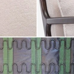 Fauteuil Scandinave Bouclette Et Bois D'hévéa Teinté Wengé -ME Soldes iacscadwlboucl 460c5f3dbeca8d22be92afb52b11b8cd