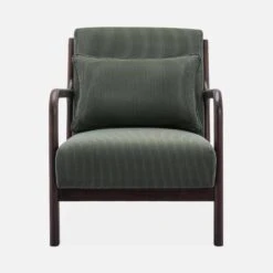 Fauteuil Scandinave Velours Côtelé Et Bois D'hévéa Wengé -ME Soldes iacscadwlcrgre b18986737e0b62b4dd86a5d895eb6143