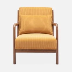 Fauteuil Scandinave Velours Côtelé Et Bois D'hévéa Noyer Clair -ME Soldes iacscalwlcrocr 363dfd4934c05e3fccd45e8f7abc09eb