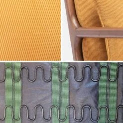 Fauteuil Scandinave Velours Côtelé Et Bois D'hévéa Noyer Clair -ME Soldes iacscalwlcrocr 74b79aee2f7b4eb4cfb339aebaec381d