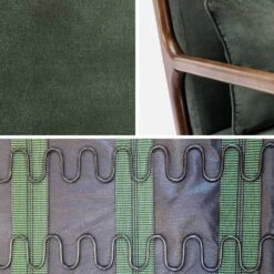 Fauteuil Scandinave Velours Et Bois D'hévéa Teinté Noyer Clair Couleur : Kaki -ME Soldes iacscalwlvvkak 7d398f5a3a4a007e83f83b40078d592e