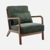 Fauteuil Scandinave Velours Et Bois D'hévéa Teinté Noyer Clair Couleur : Kaki -ME Soldes iacscalwlvvkak 82931e4244e2f3578e7402b8653db07e
