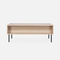 Table Basse Décor Bois Rainuré -ME Soldes ibragcoftable 7e6f0544b1750a7ad6dbc01a3e49c0c8