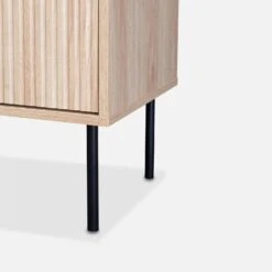 Meuble TV Décor Bois Rainuré 120 Cm -ME Soldes ibragtvstand fa0a63b6972571c24a7a06cca87ebc44