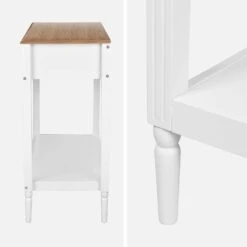 Console Avec 2 Tiroirs, Placage Bois De Frêne -ME Soldes icelconsole a20108e4e48321441c9e6e45c77d0472