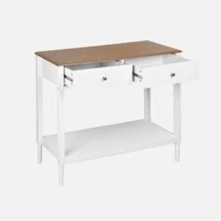 Console Avec 2 Tiroirs, Placage Bois De Frêne -ME Soldes icelconsole b4c5feb5cced2ae0be4f2da686ce1e73