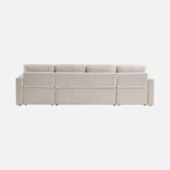 Canapé Panoramique Convertible 4 Places Tissu Bouclette -ME Soldes icpurbsofabcl 9bdfaba39e050b10f40f602eb926a075