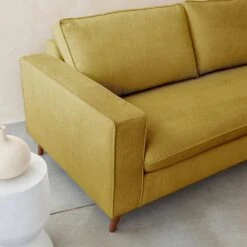 Canapé Lit Convertible 3 Places Avec Matelas 12cm - Fabriqué En France Couleur : Moutarde -ME Soldes igusbedsofacur 3a47678985557ff8d89d6e01b7a85c3b