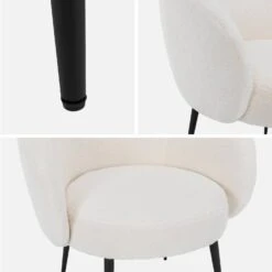 Fauteuil Cosy Design En Bouclette Et Métal -ME Soldes ihimarmchrbcl d6e173b0751990a5c427ce8a37a71759