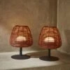 Lampe LED Nomades Sans Fil En Rotin Naturel (lot De 2) -ME Soldes ilumpal25rotx2 dad83d69605e4df527ad35ea92686606
