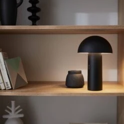 Lampe De Table Sans Fil Nomade à Tête Orientable Intérieur / Extérieur H 28cm Couleur : Noir -ME Soldes ilumthom28bk 6c667d79228246f6fda879819d1f43ad