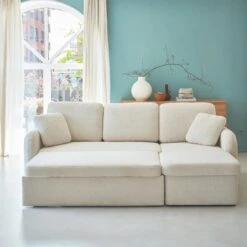 Canapé Convertible 3 Places Bouclettes Blanches, Lignes Arrondies 13 Canapé Convertible 3 Places Bouclettes Blanches, Lignes Arrondies -ME Soldes imlccsofaboucl 27af6444cdde7cb2bea882393609788b