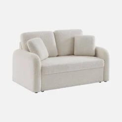 Canapé 2 Places Bouclettes Blanches, Lignes Arrondies 12 Canapé 2 Places Bouclettes Blanches, Lignes Arrondies -ME Soldes imlsofa2boucl 964639bf21f5f9bcbf4136e1b4e44f23