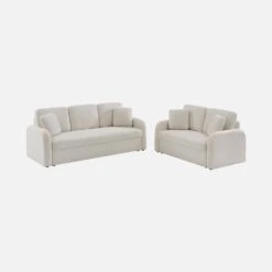 Canapé 2 Places Bouclettes Blanches, Lignes Arrondies 15 Canapé 2 Places Bouclettes Blanches, Lignes Arrondies -ME Soldes imlsofa2boucl fe22f50bd43aeef5206ad0d537478a4f