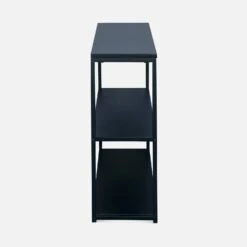 Etagère Bibliothèque Industrielle Basse Métal Noir 3 Niveaux 12 Etagère Bibliothèque Industrielle Basse Métal Noir 3 Niveaux -ME Soldes indubkc120bk 45447ed4efa906eab8e2c252b3219f38