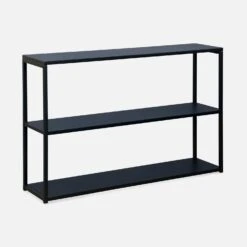 Etagère Bibliothèque Industrielle Basse Métal Noir 3 Niveaux 10 Etagère Bibliothèque Industrielle Basse Métal Noir 3 Niveaux -ME Soldes indubkc120bk be06df6b831c24f8f36fc62ff1aeda6f