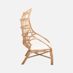 Fauteuil œuf En Rotin Avec Coussin -ME Soldes ipadcobchrnat 09309fe9de19d51524507f3f3d78f7ae