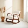 Rocking Chair Scandinave En Bois Et Tissu Bouclette -ME Soldes iracscalwlboucl 62c882f7e5dea6561276e9a3865b39fd