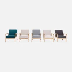Fauteuil Scandinave Bois Et Tissu Couleur : Crème -ME Soldes iskacls1bg 1915691856bd2de68f01d662aedf6ea5