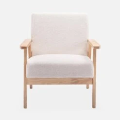 Fauteuil Et Banquette Tissu Bouclette Et Bois D'hévéa -ME Soldes iskacls1n2boucl 9b64d5cab0ce4ecfa9b4a29d5d2a75e0