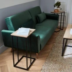 Canapé Convertible 2 à 3 Places Velours Couleur : Vert Anglais -ME Soldes isofabed2vvdg 7c0d0e0deca2a26eaec3478649553d03