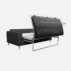 Canapé Lit Convertible 3 Places Avec Matelas 12cm - Fabriqué En France Couleur : Anthracite -ME Soldes itlsbedsofaat 2d692072b05624b5c842bea4056cda77