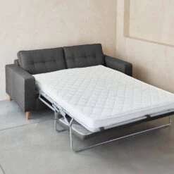 Canapé Lit Convertible 3 Places Avec Matelas 12cm - Fabriqué En France Couleur : Anthracite -ME Soldes itlsbedsofaat c0431b1bcad8006b6484ccbc1903da27
