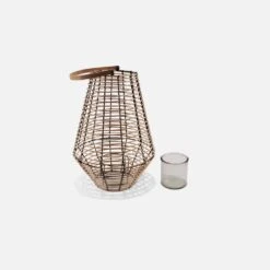 Lanterne En Rotin Intérieur/extérieur (lot De 2) -ME Soldes lant31rotinx2 85beede394297176d90e687949be4836