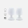 Lampe De Table LED 26cm (lot De 2) -ME Soldes led26lampx2 549a81c19065dbf2aac3a69f611ac4af